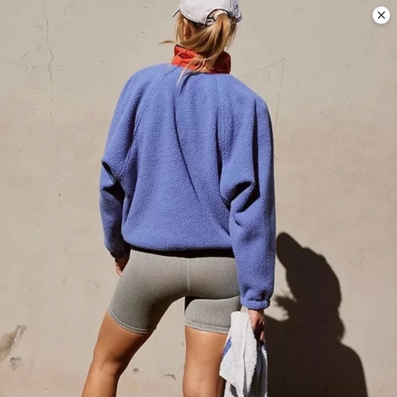 NWT Free People Movement Hit The Slopes Colorblock Fleece Pullover - Picture 3 of 3